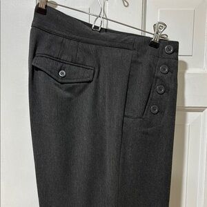 GAP Women's Straight Leg Pants - Gray